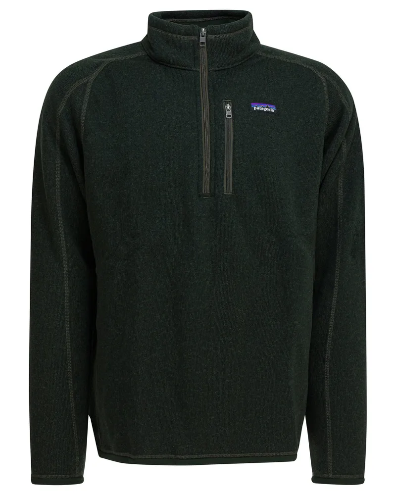 Patagonia Better Sweater“ Sweatshirt mit halbem Reißverschluss Green
