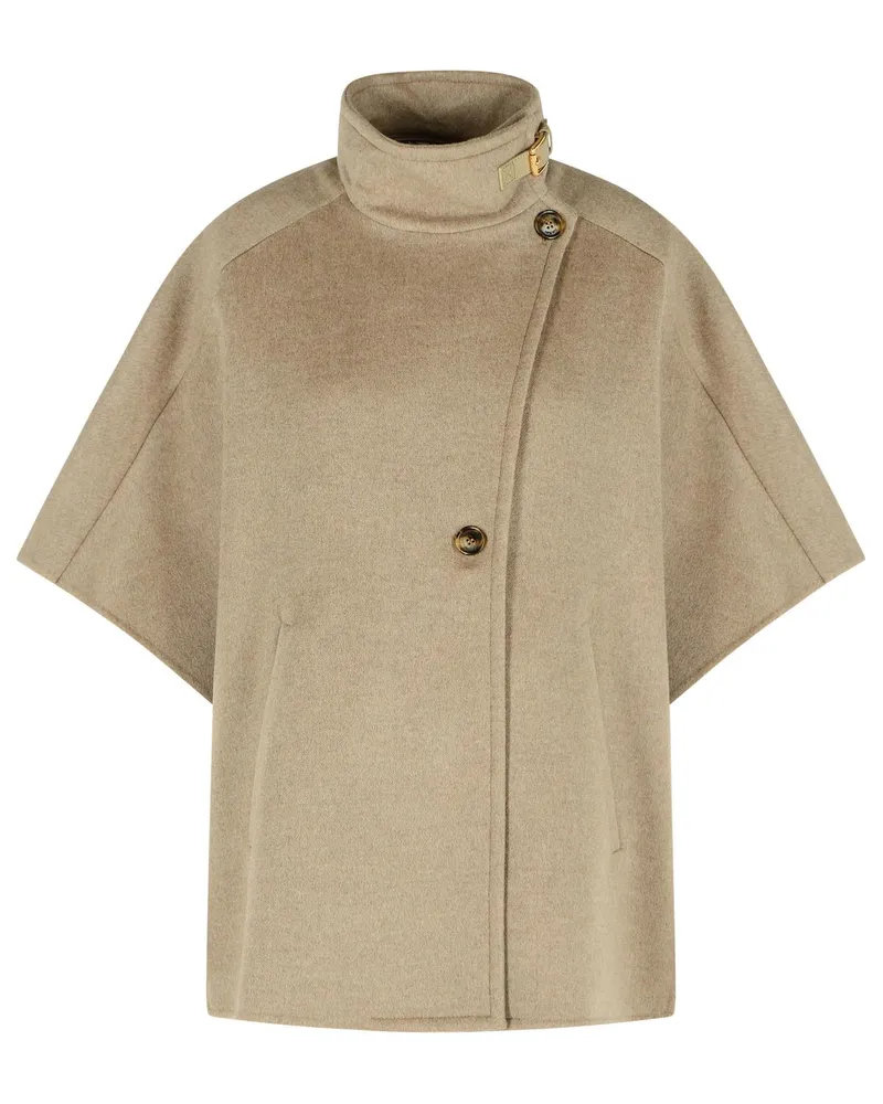 Max Mara Derrik' beige Cashmere Cape Beige