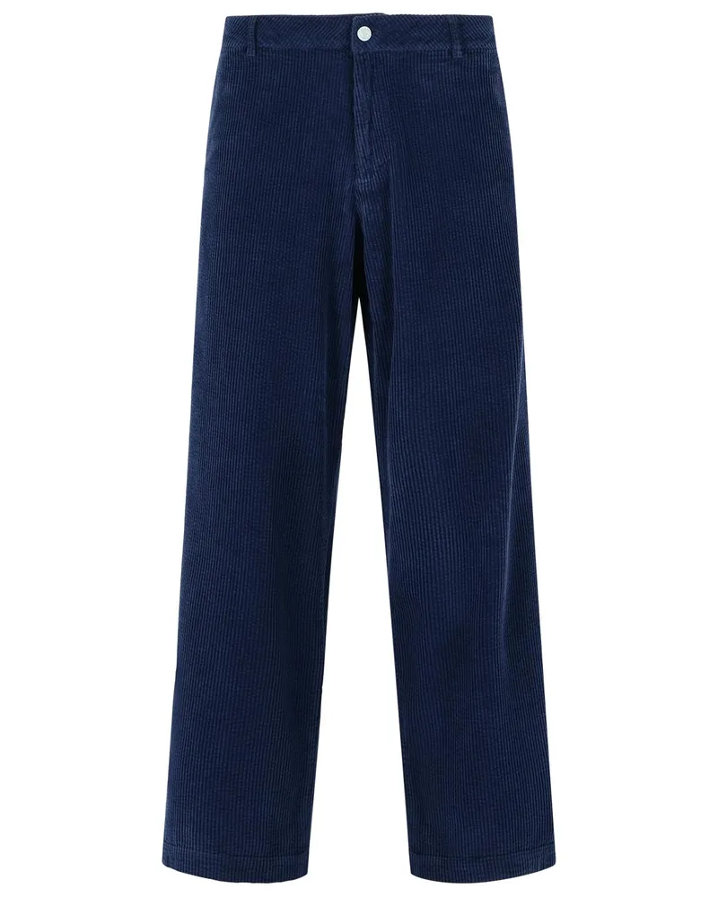 ERL blaue Baumwollhosen Navy