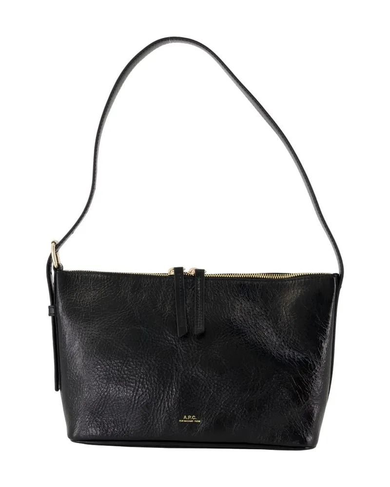 A.P.C. Vera -Umhängetasche  Lederschwarz Schwarz
