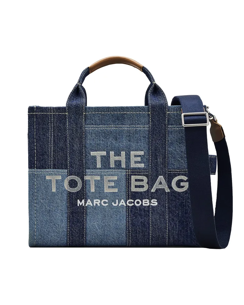 Marc Jacobs Borsa A Mano der Denim mittelgroße Tasche Blue