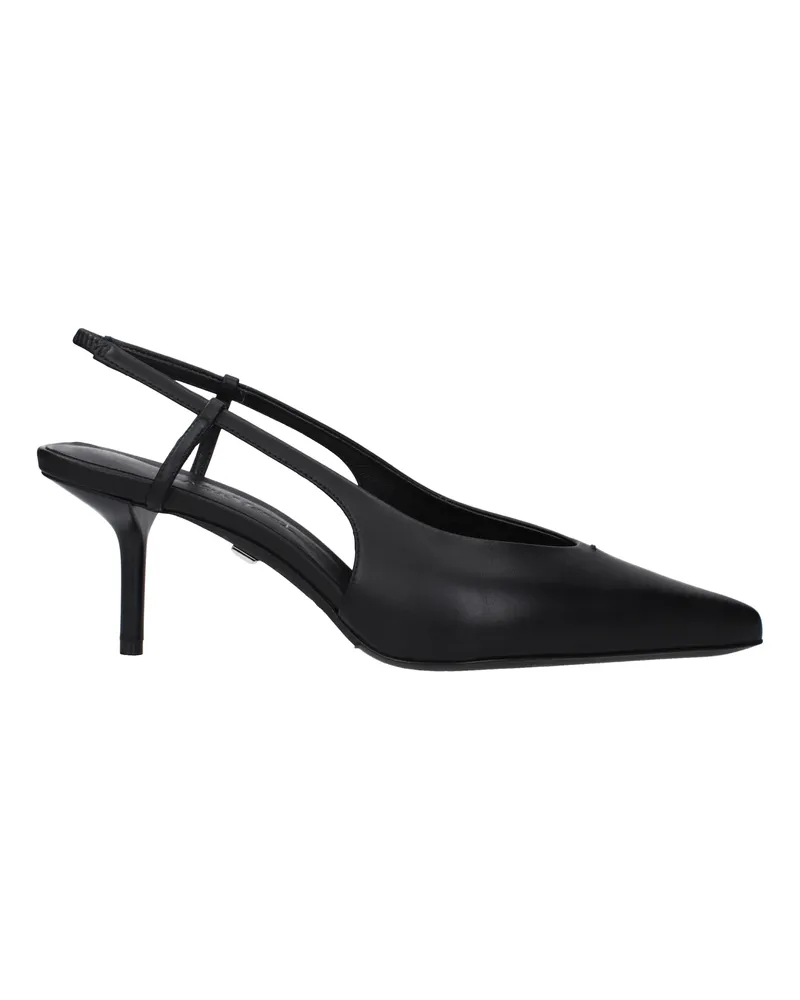 Max Mara Sandalen Frauen Leder schwarz -