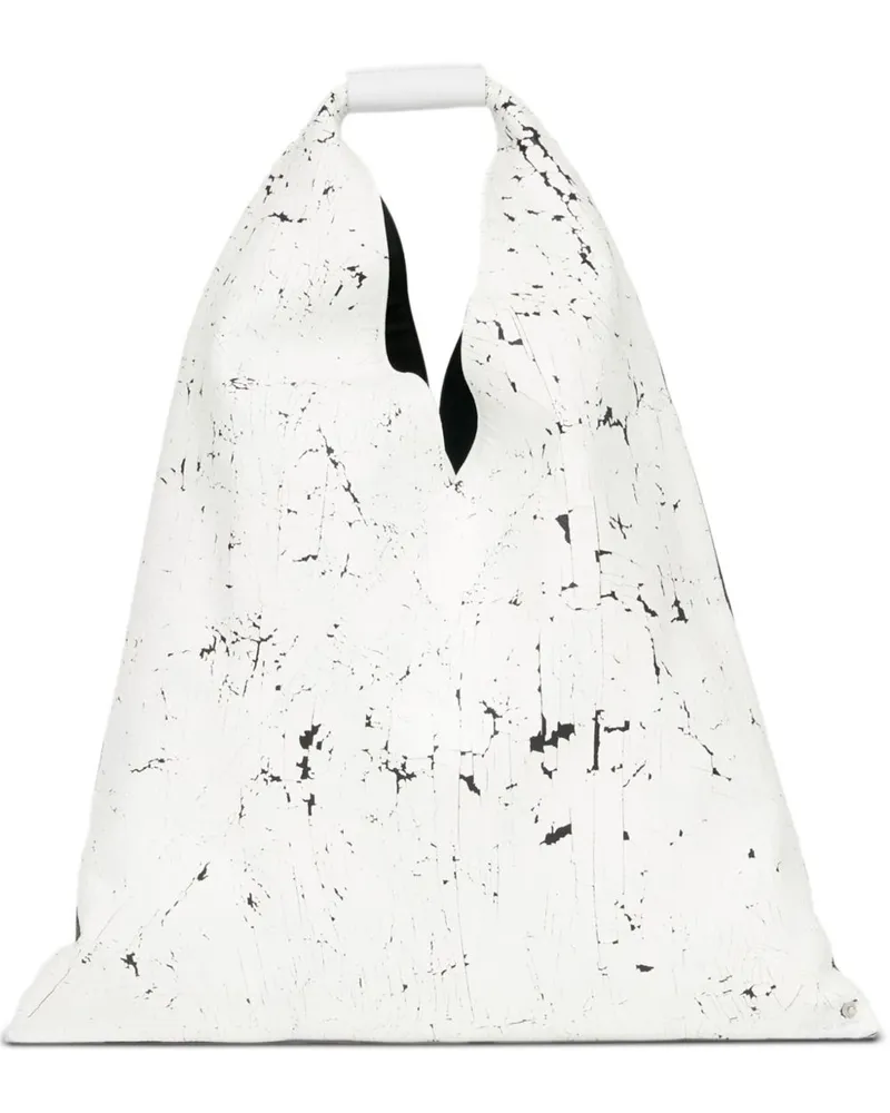 Maison Margiela Japanische Lederhandtasche White