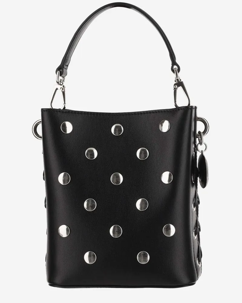 Stella McCartney Stella Mc Cartney Small Frayme Eimerbeutel Schwarz