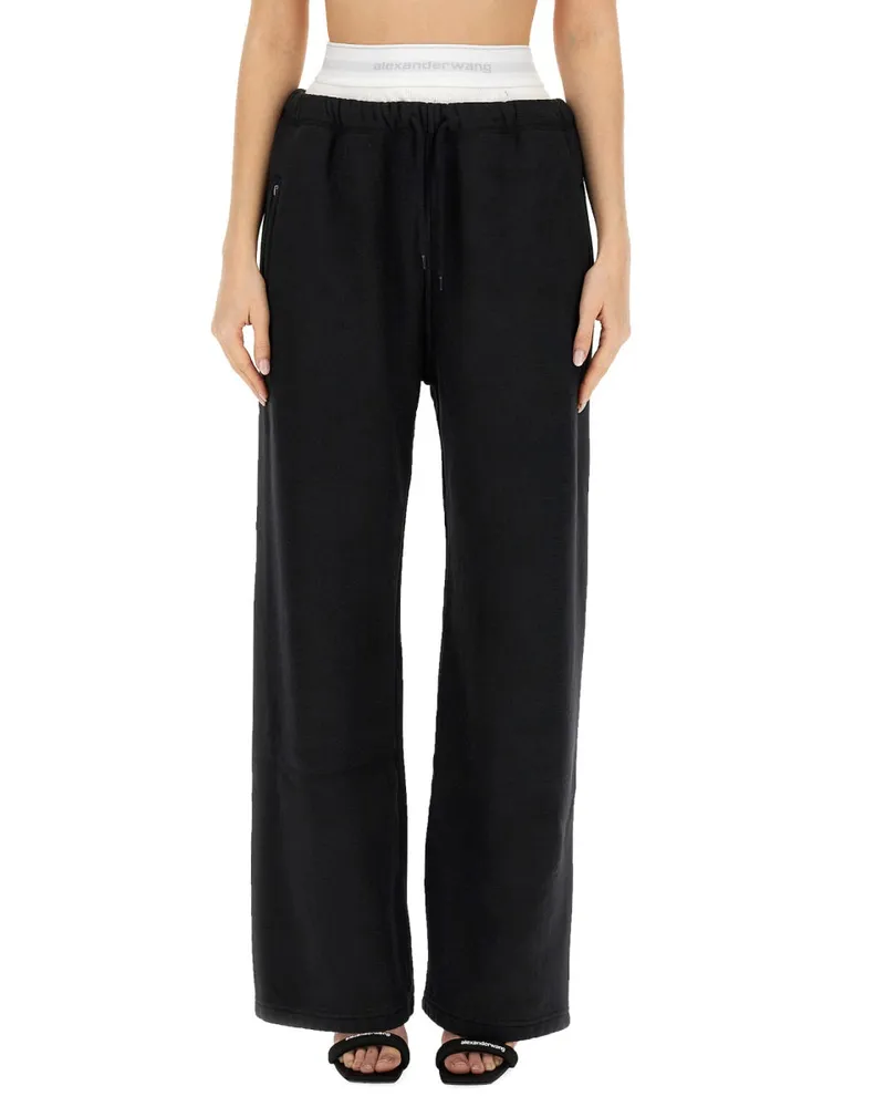 Alexander Wang Logo Boxer Shorts Black