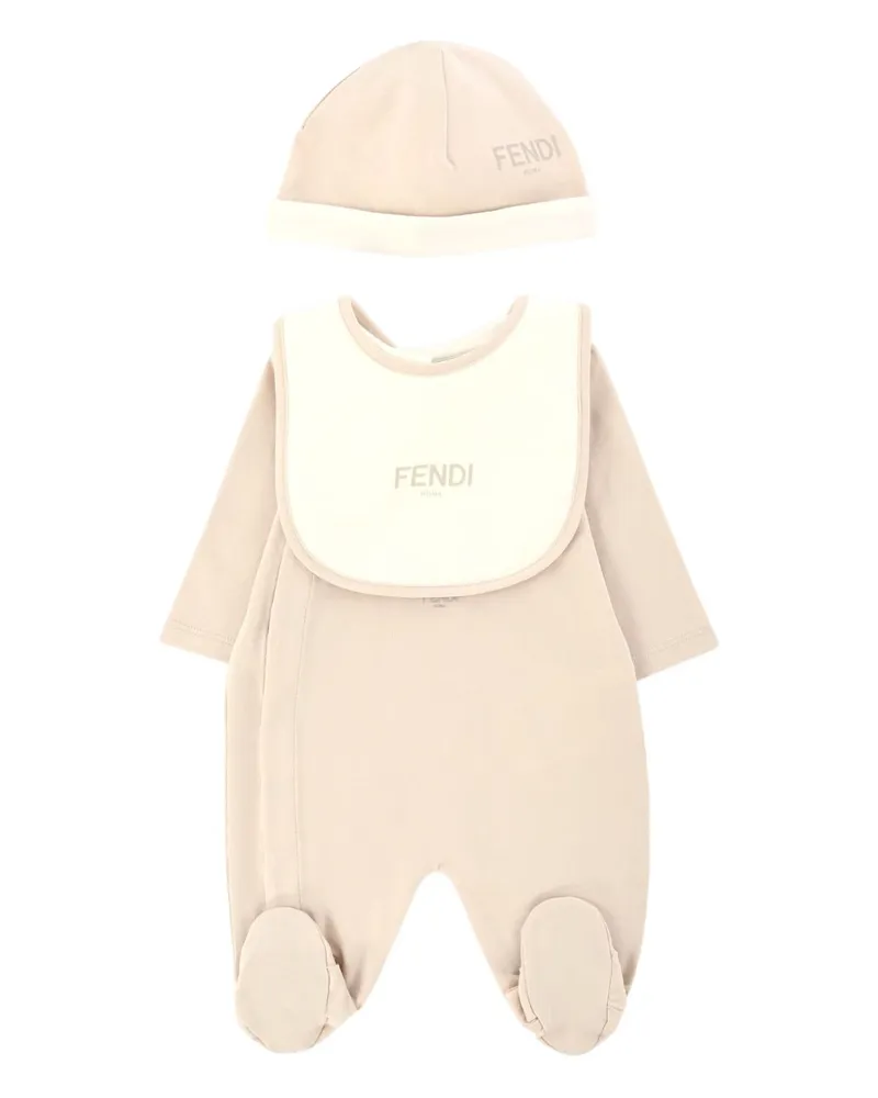 Fendi Fendi Kinder Kleider beige Beige