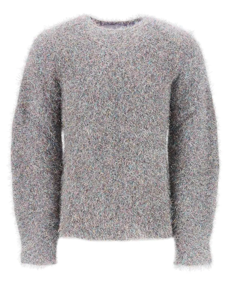 Jil Sander Lurex und Mohair -Pullover Metallisch
