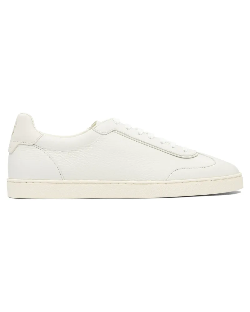 Brunello Cucinelli Ledersneaker White