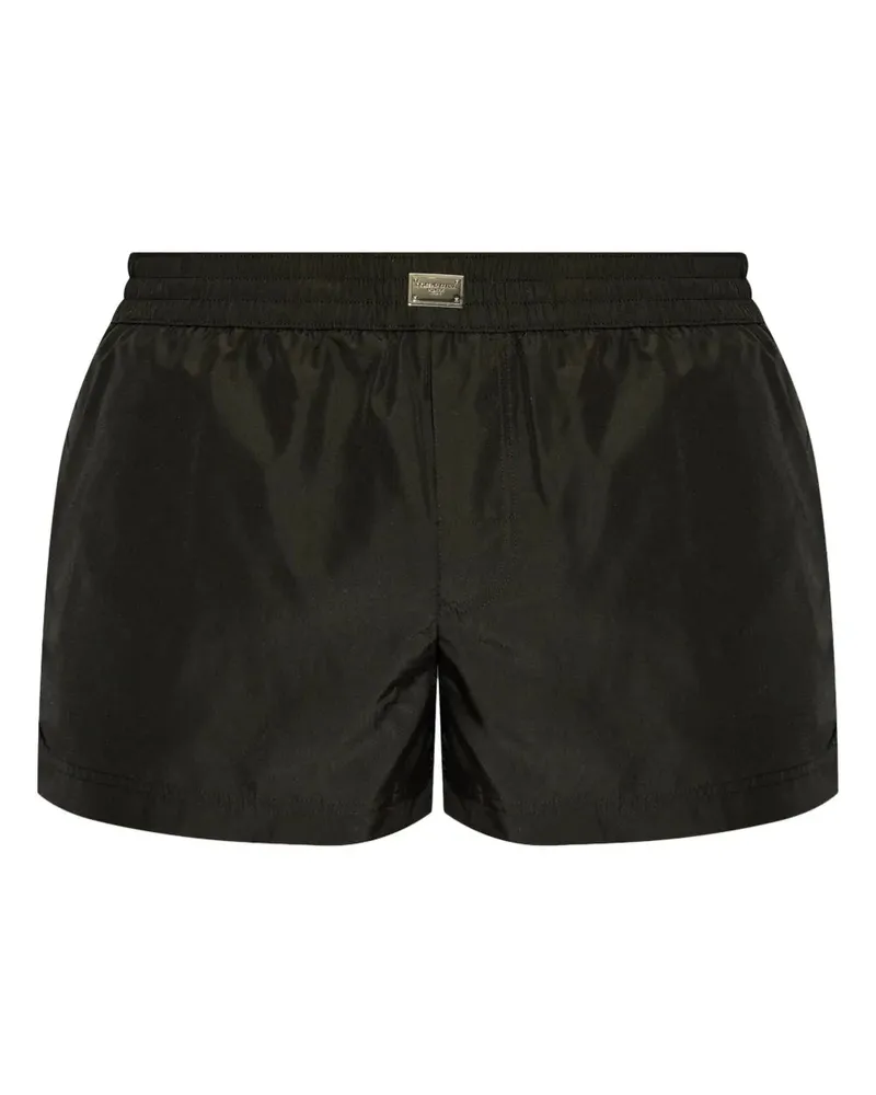Dolce & Gabbana Badeanzug mit Logo Plaque N0000