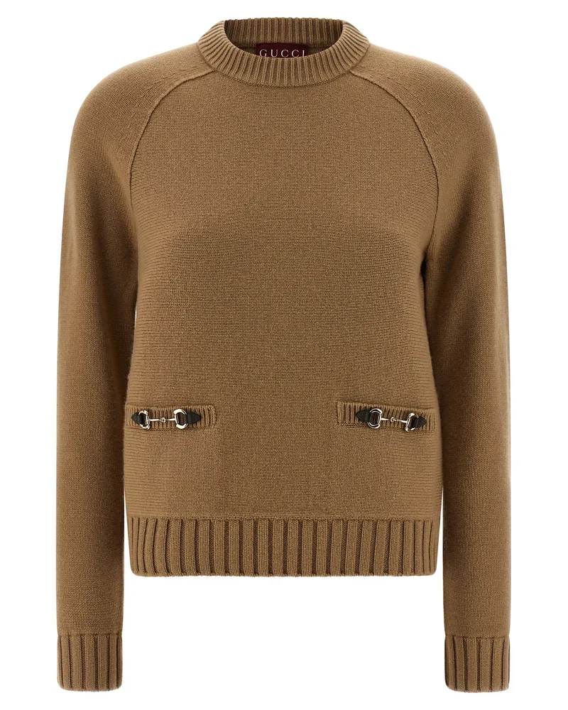 Gucci Pullover „Morsetto Brown