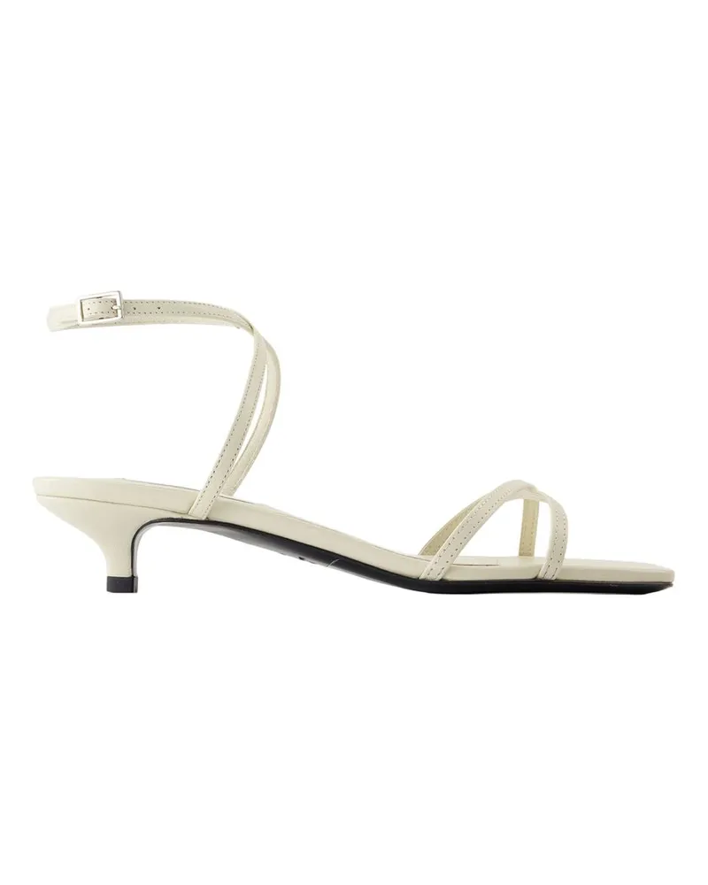 Totême Crossover -Sandalen Totem Leder weiß White