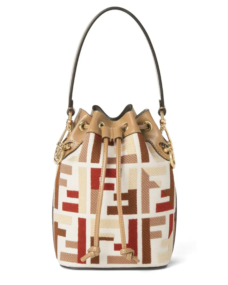 Fendi Mon Tresor" Mini -Tasche Beige