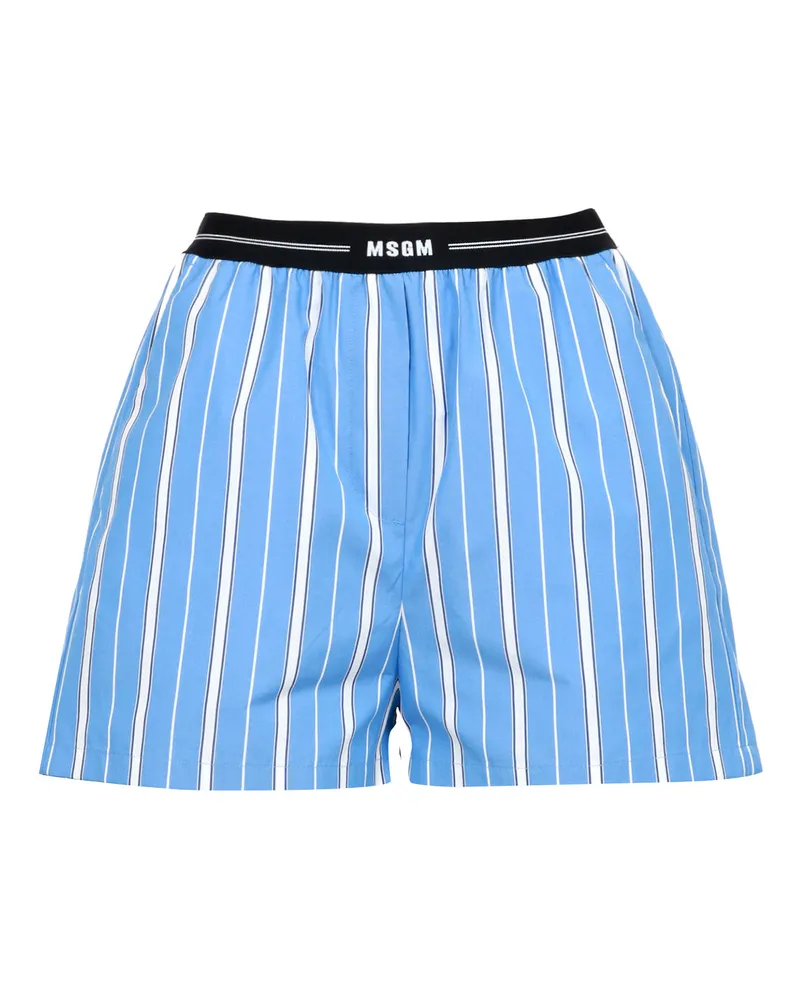 MSGM Shorts Clear Blue Blue Clear