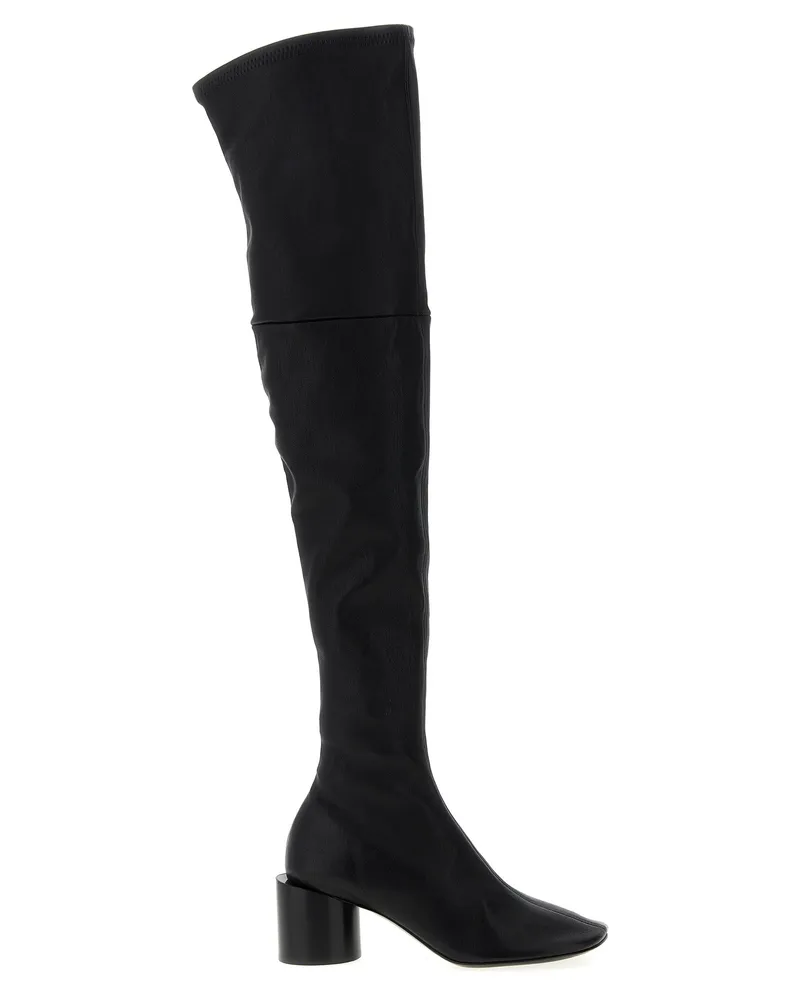 Jil Sander Nappa -Stiefel Black