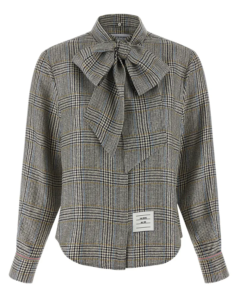 Thom Browne Prince of Wales Checkhemd Multicolor