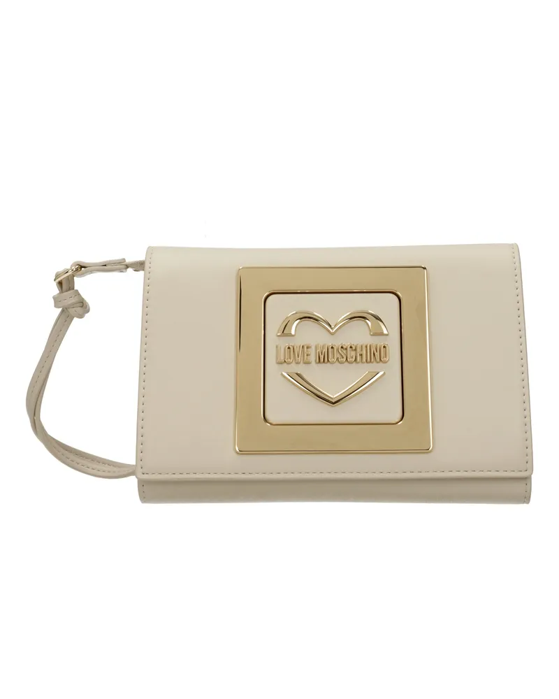 Moschino Liebe Moschino -Umhängetaschen Frauen Polyurethan Beige/Elfenbein -