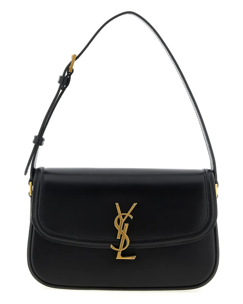 Saint Laurent Solferino“ mittelgroße Umhängetasche Black
