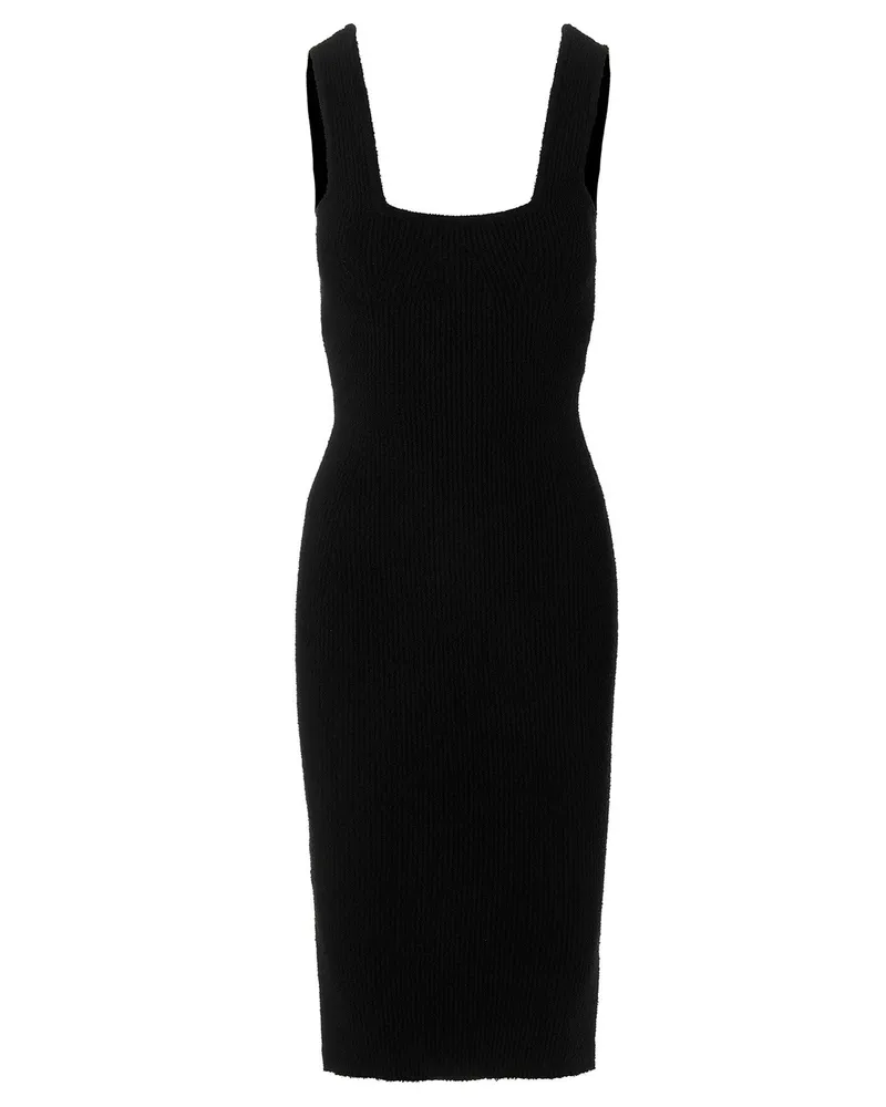 WARDROBE.NYC Kleiderschrank NYC Strick Midi Kleid Black