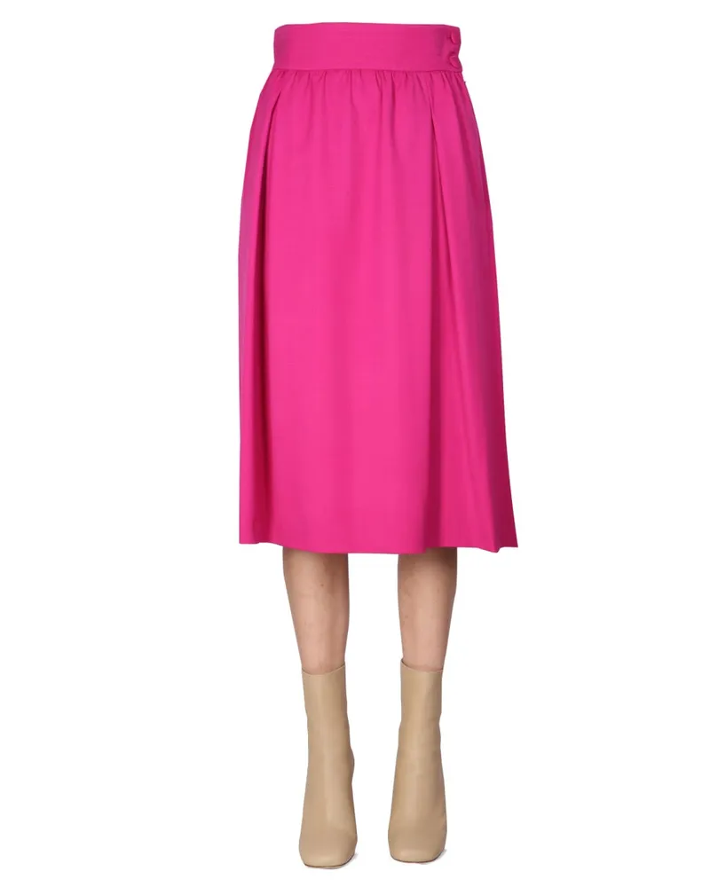 Moschino Midi Rock ausgestattet Purple