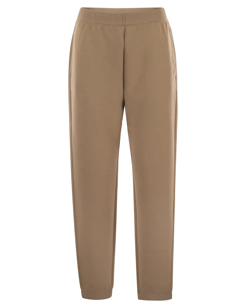 Max Mara Violino Jersey Jogging Trousers Camel
