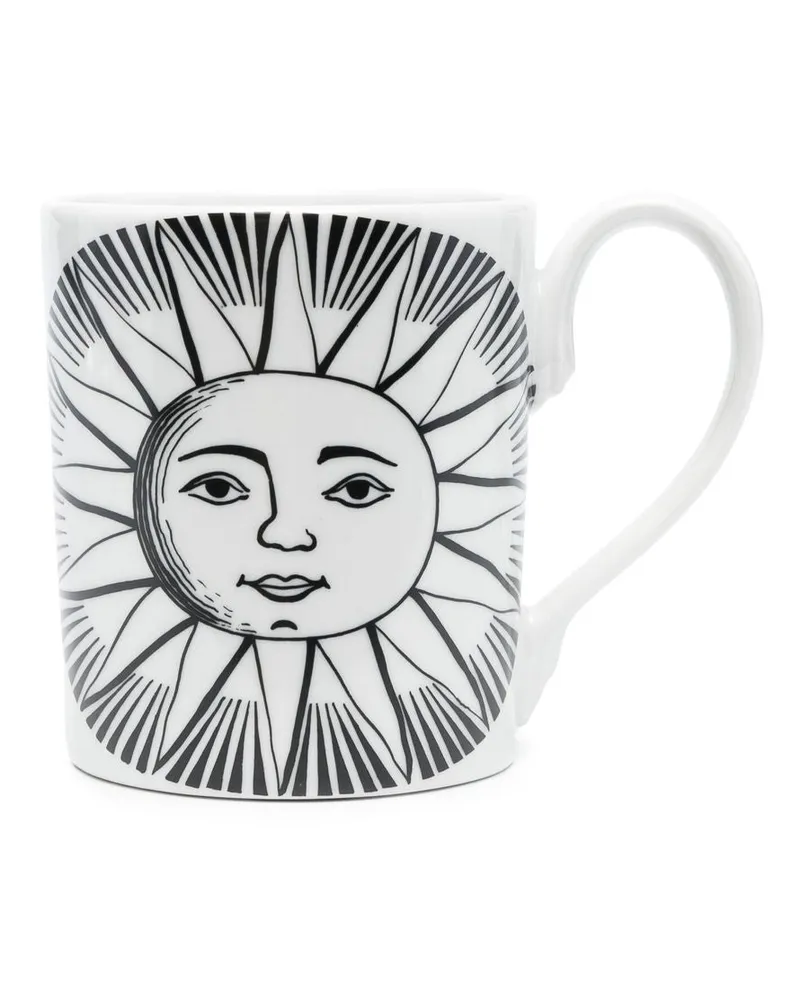 Fornasetti Becher Sole White