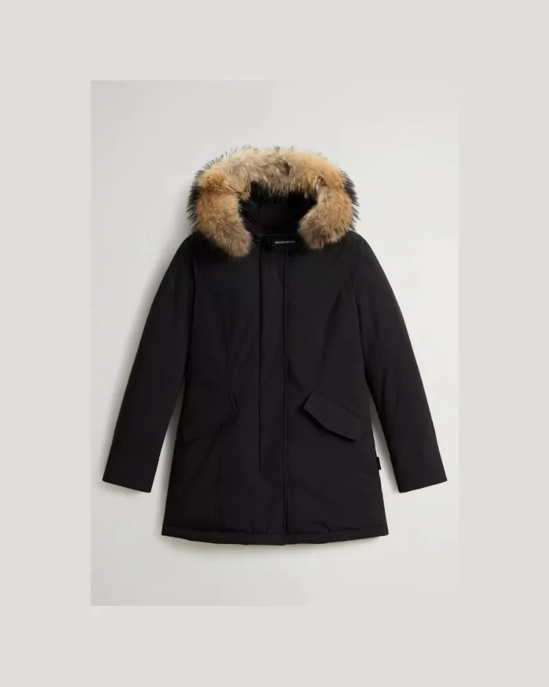 Woolrich Luxus-Arctic-Waschbär-Parka Black