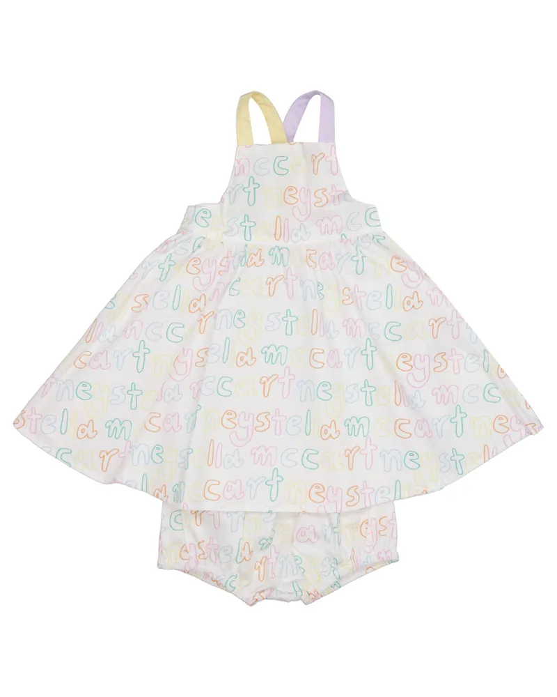 Stella McCartney Kids Kleider Elfenbein Ivory