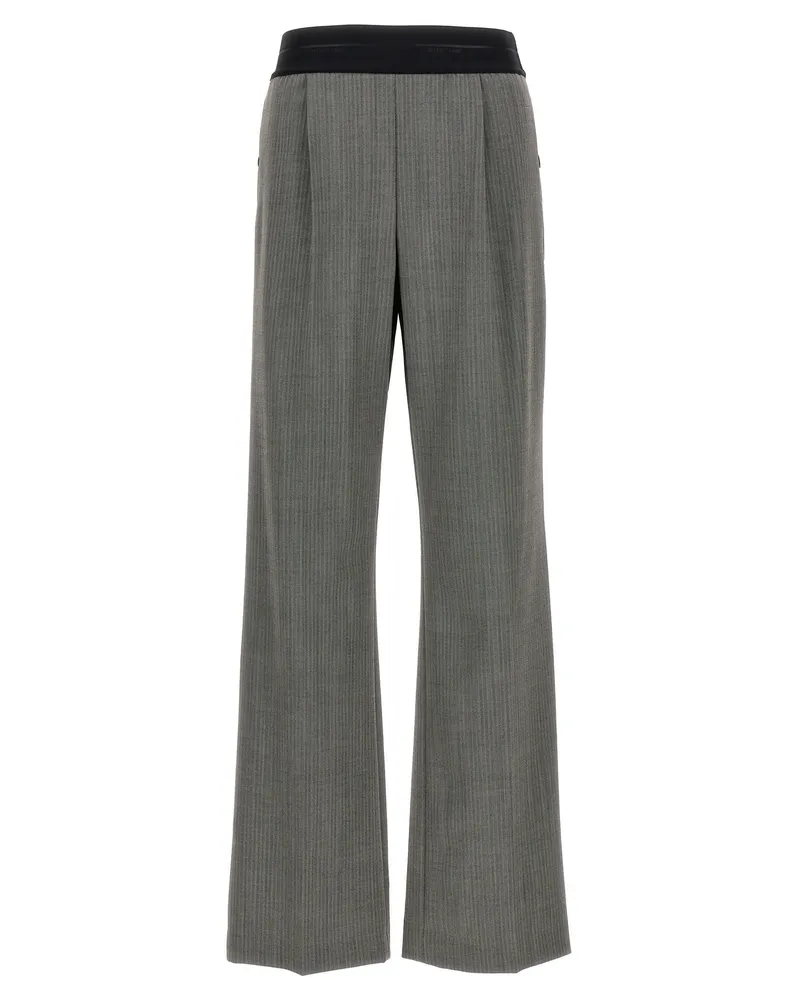 Helmut Lang Chevron Hosen Weiß