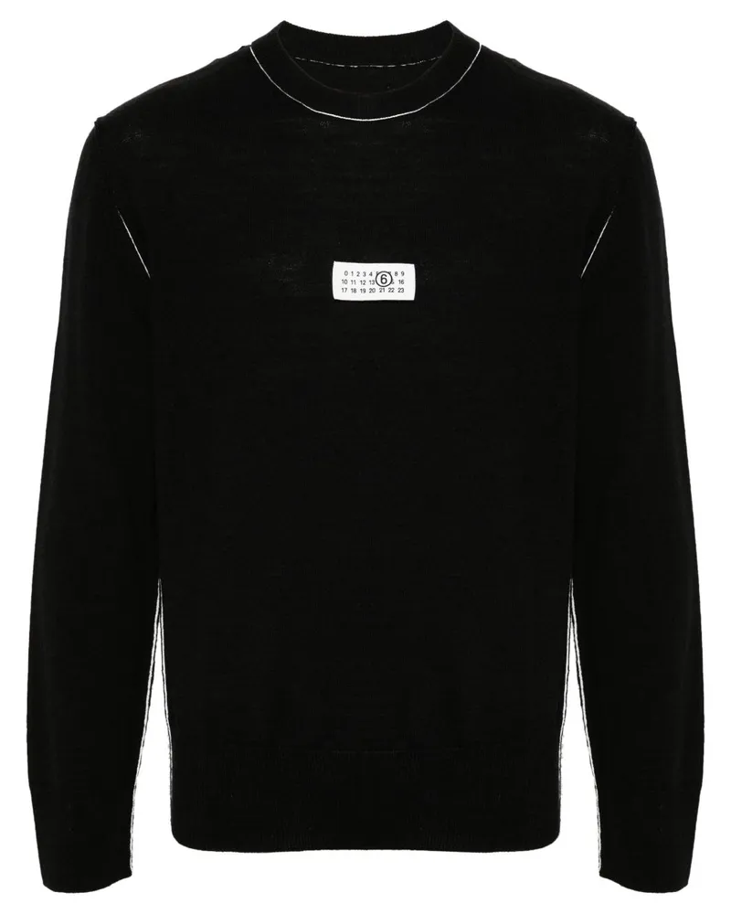 Maison Margiela Pullover schwarz Black
