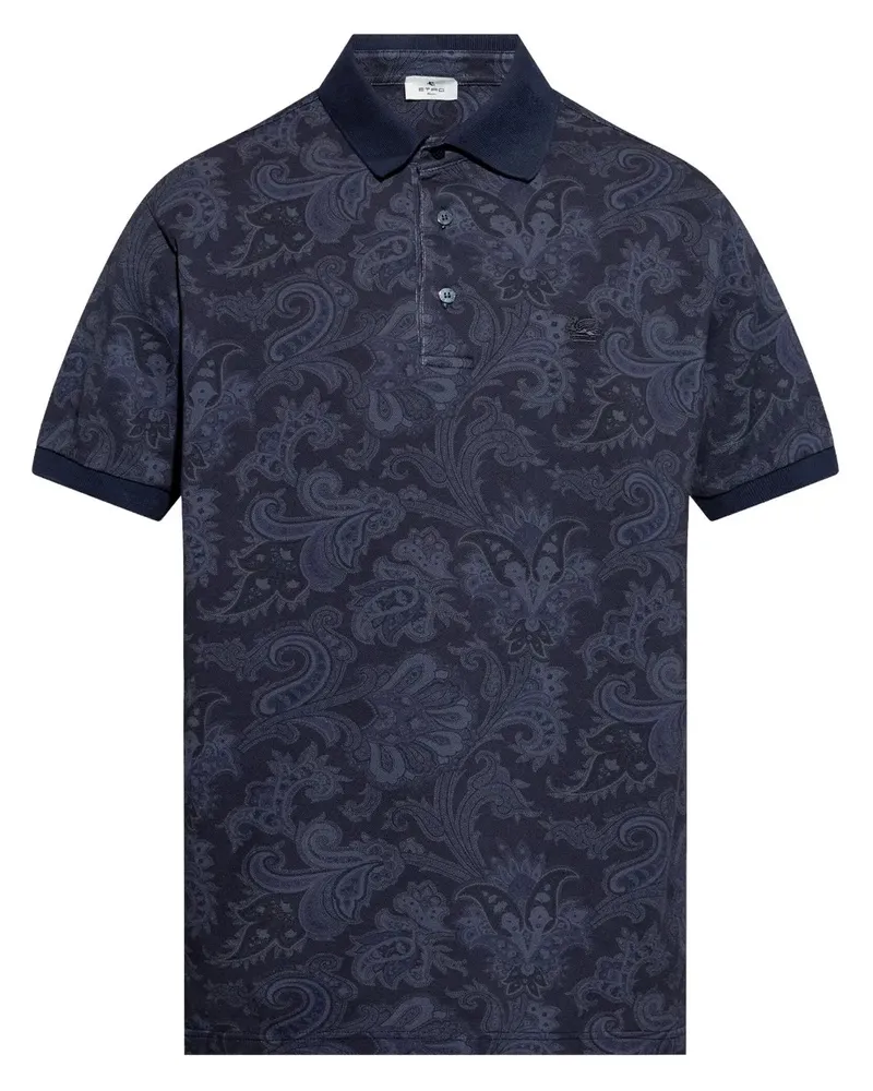 Etro Polo -Shirt mit Paisley Print X0883