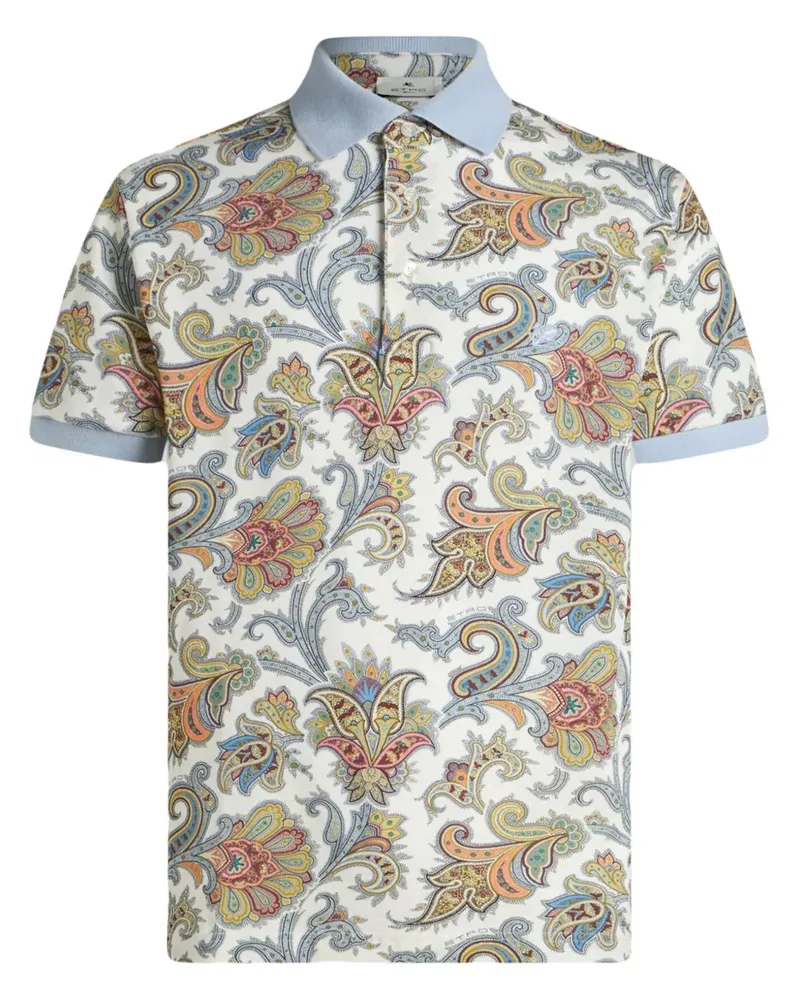Etro Polo -Shirt mit Paisley Print X0883