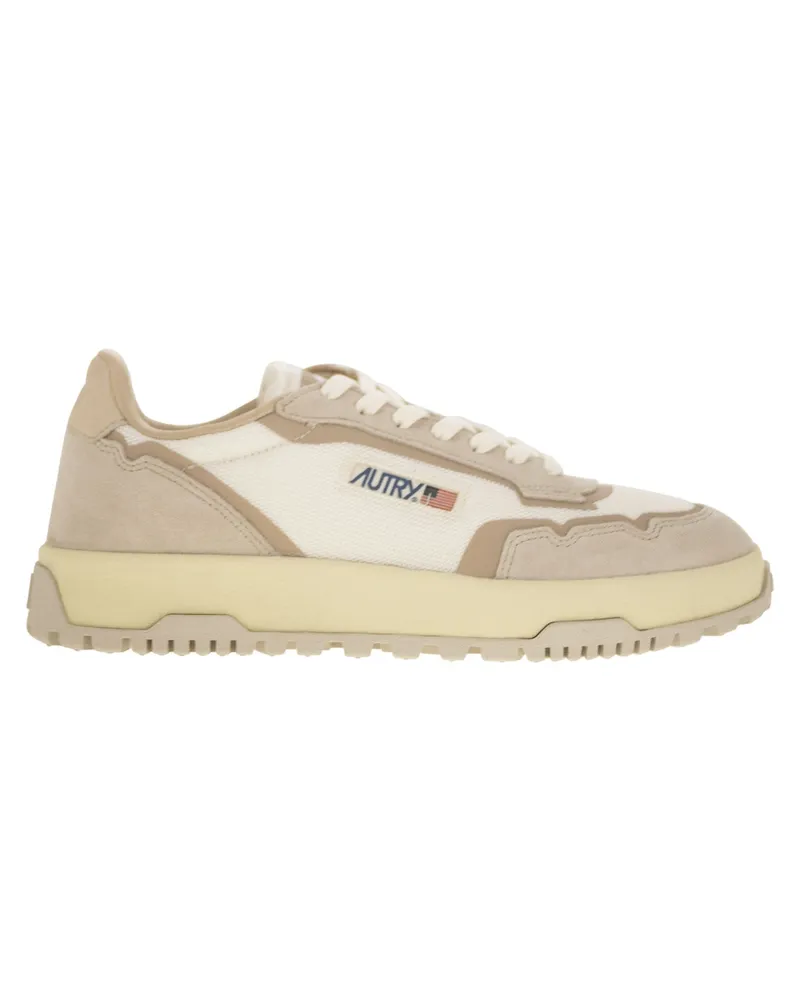 AUTRY Wildpace Stoff und Wildleder -Trainer White