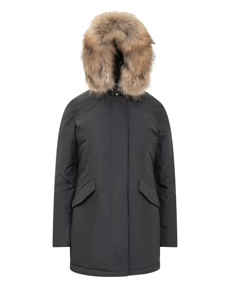 Woolrich Arctic Raccoon Parka Blue