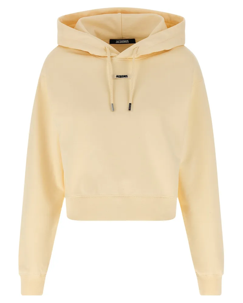 Jacquemus Le Hoodie Gros Grain' Sweatshirt Beige