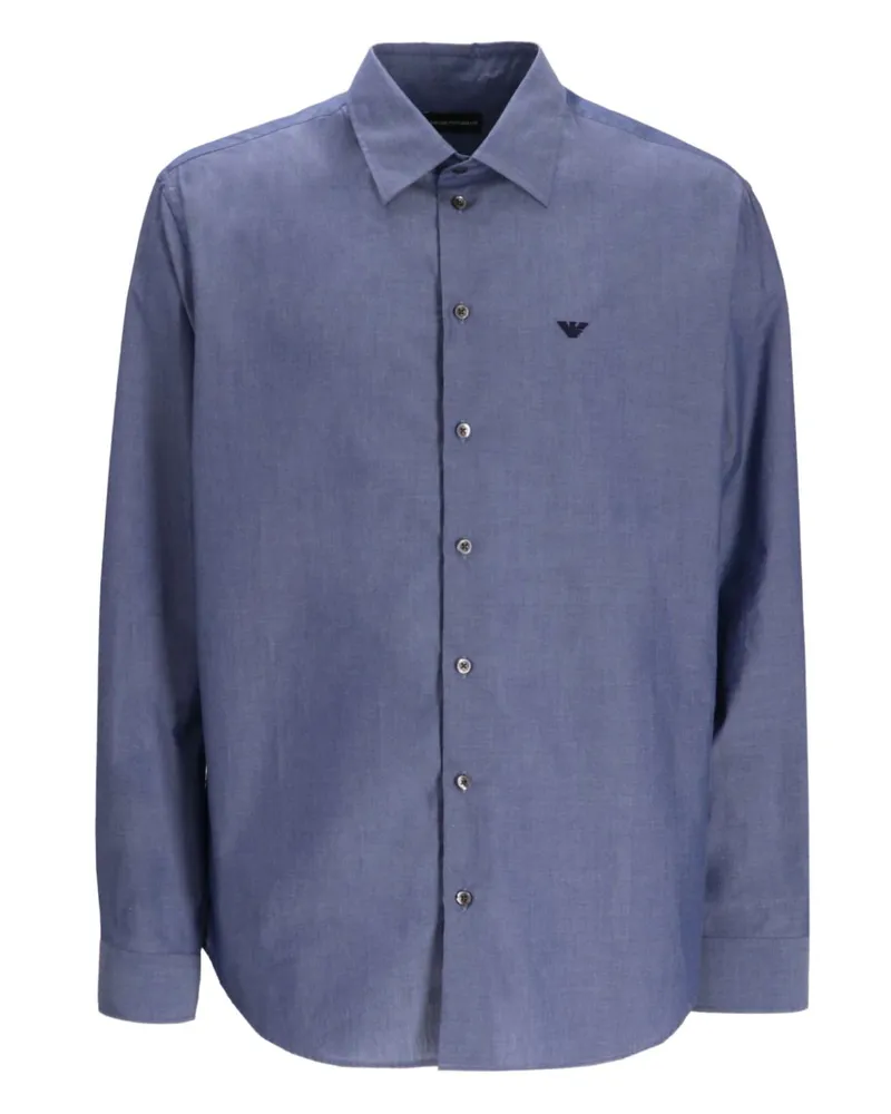 Emporio Armani Baumwollhemd Grey