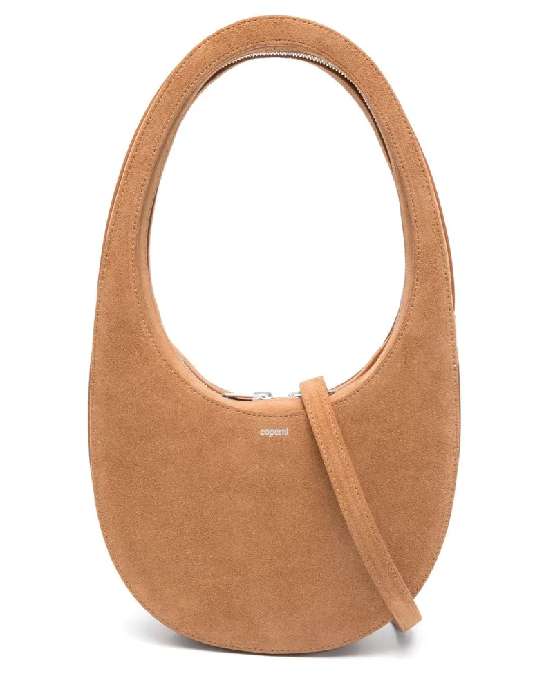 COPERNI Swipe Wildleder Leder Crossbody Tasche Brown