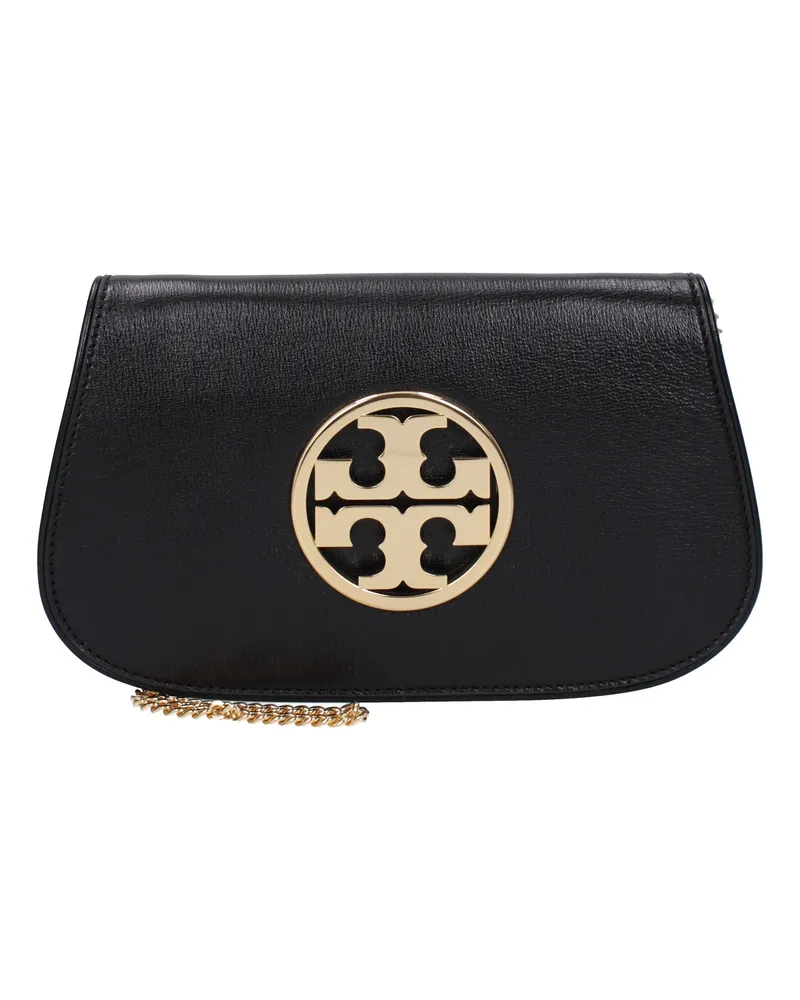 Tory Burch Reva Pochette Damens Leder Schwarz -