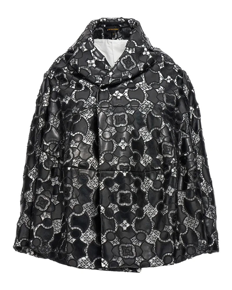 Comme des Garçons Spitzenlaserjacke Weiß