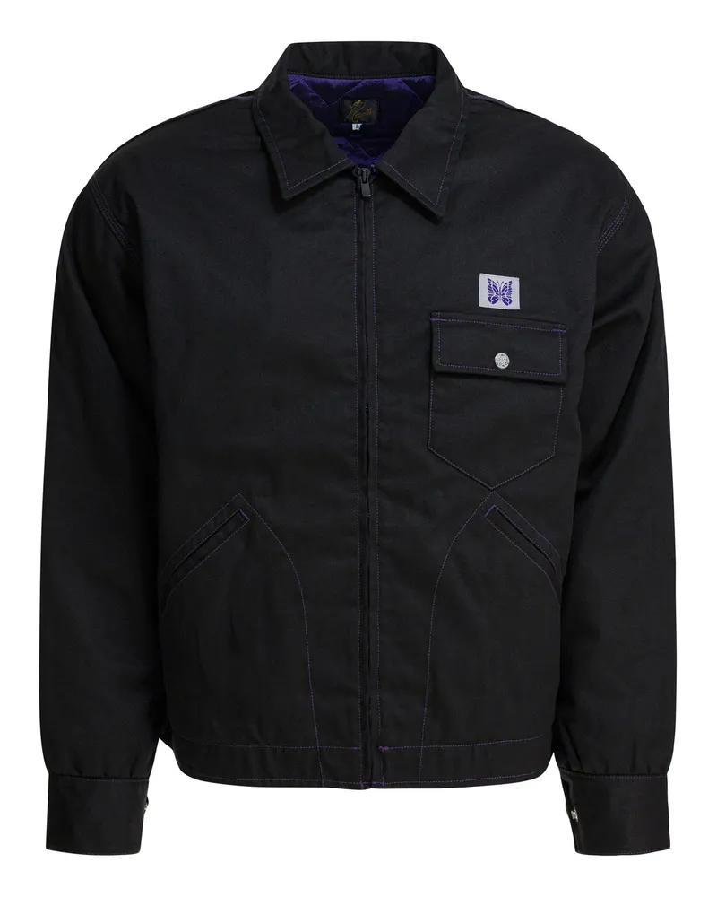 NEEDLES Leichte Jacke von  „Pe/C Twill Black