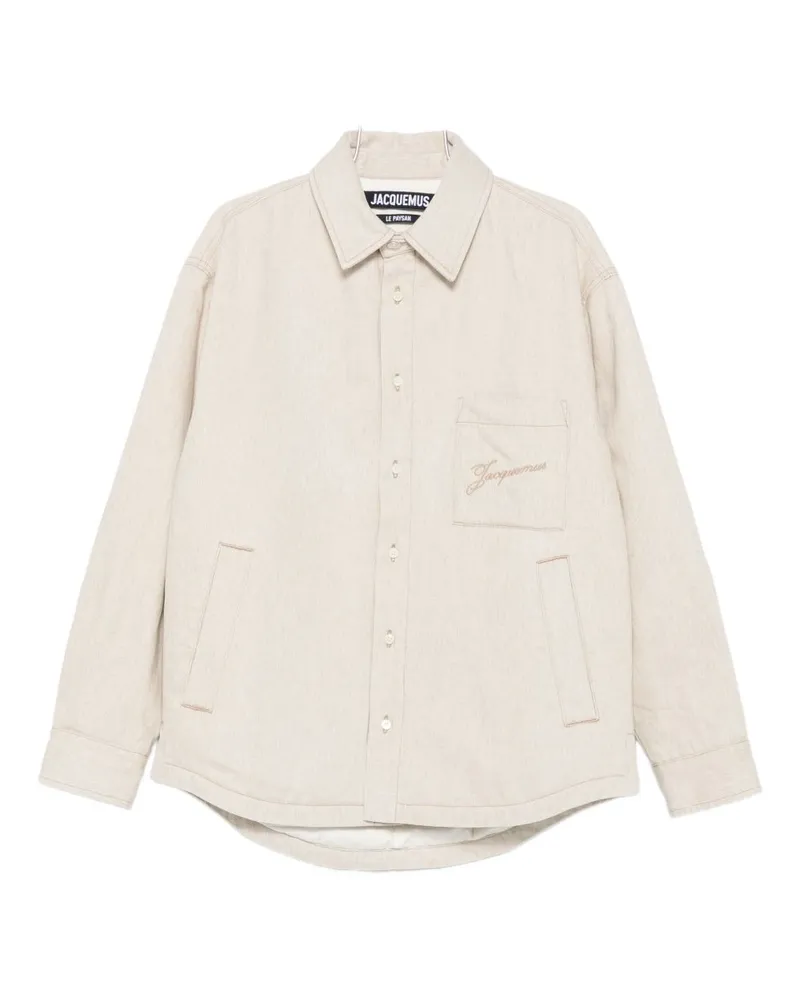 Jacquemus la Chemise Boulanger Hemd Beige