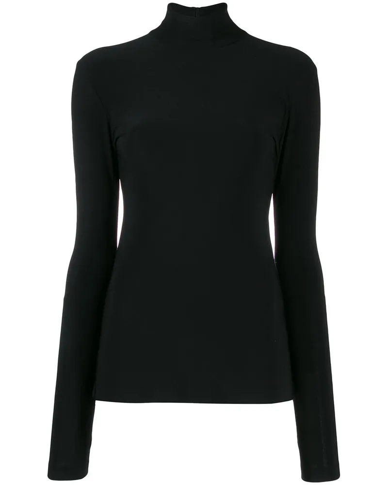 Norma Kamali Turtle Neck -Pullover Black