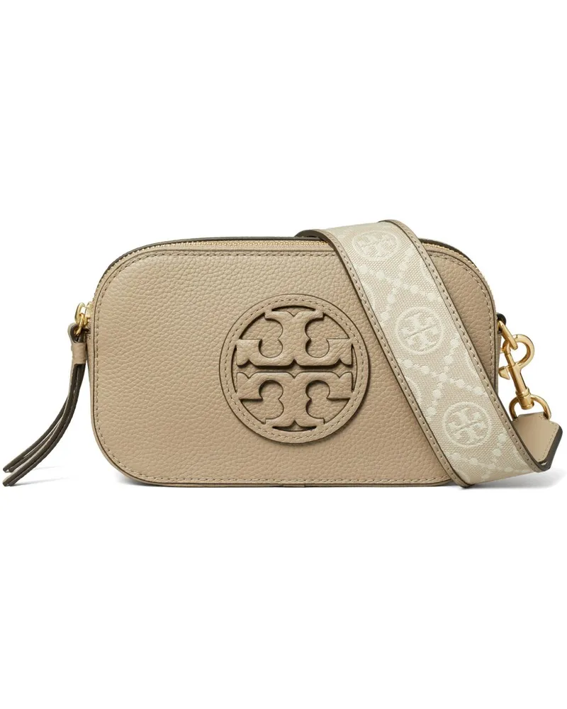 Tory Burch Miller Mini Lederkameratasche Powder