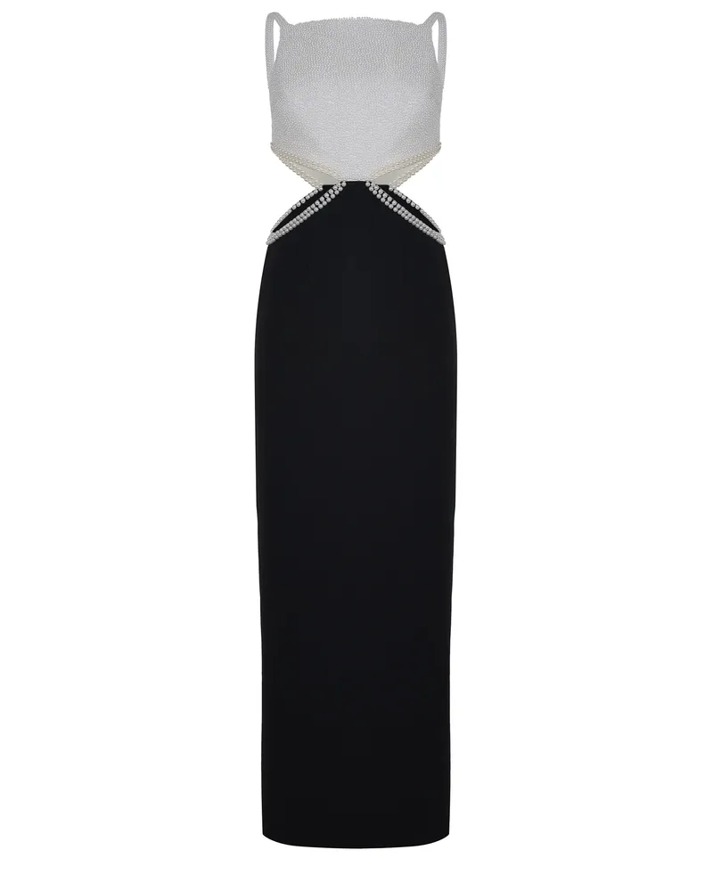 Self-Portrait Selbstporträtkleid aus Polyester White