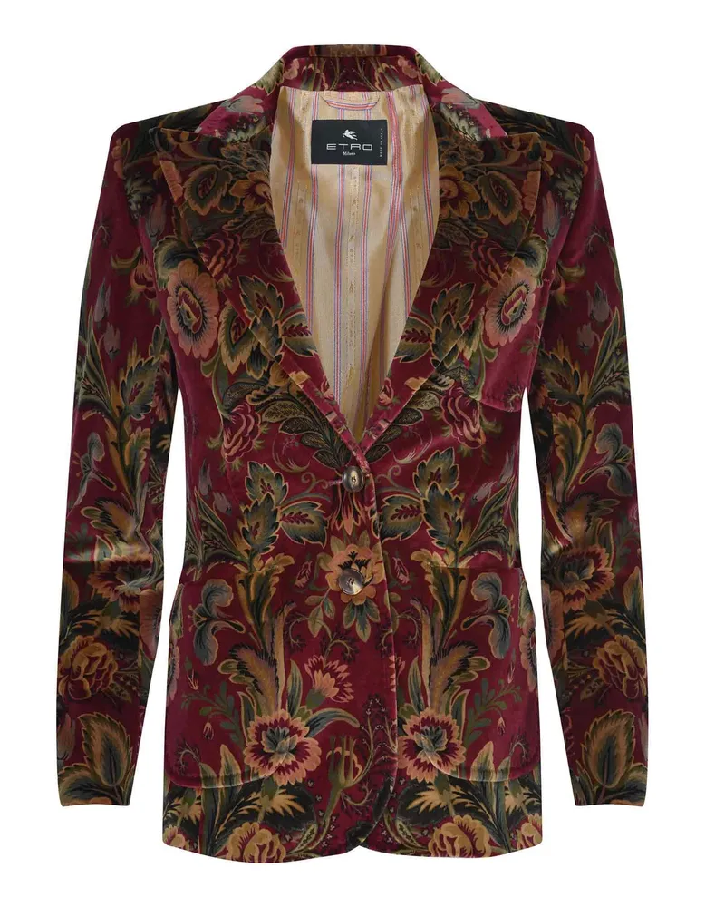 Etro Jacke aus Baumwollmischung Purple