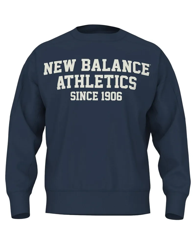 New Balance Neues Gleichgewicht Varsity Französisch Terry Grafik Crew 