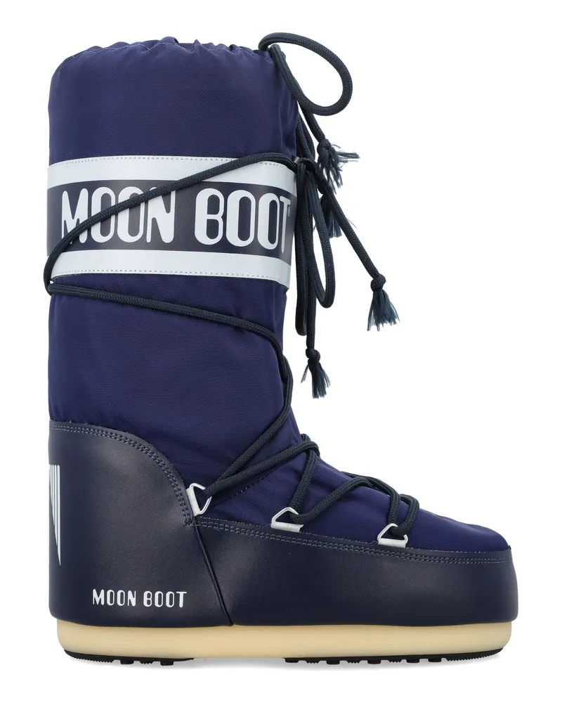 Moon Boot Mondstuhl flache Schuhe Blue