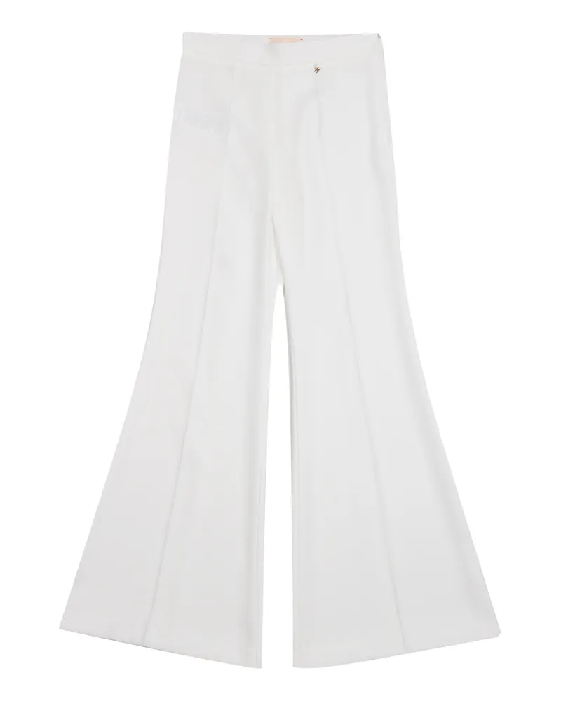 Elisabetta Franchi Hosen Elfenbein Ivory