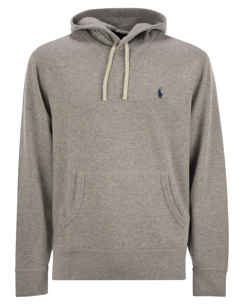 Ralph Lauren RL Hoodie mit Logo Grey