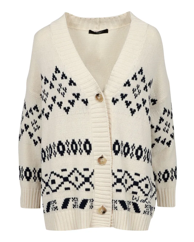 Max Mara Max Mara Wochenendpullover Panna+nero