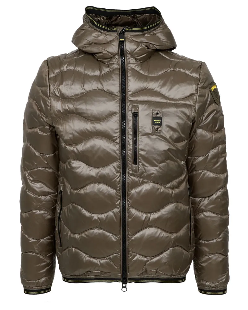 Blauer mäntel Verde